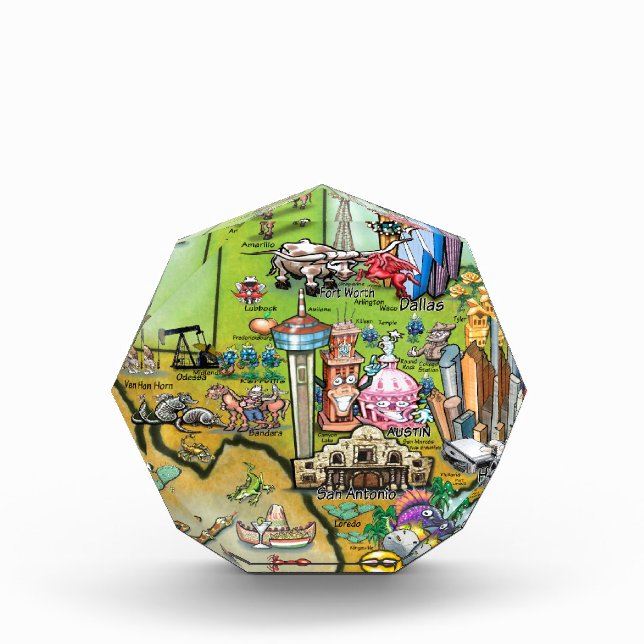 Texas Fun Map Award (Front)