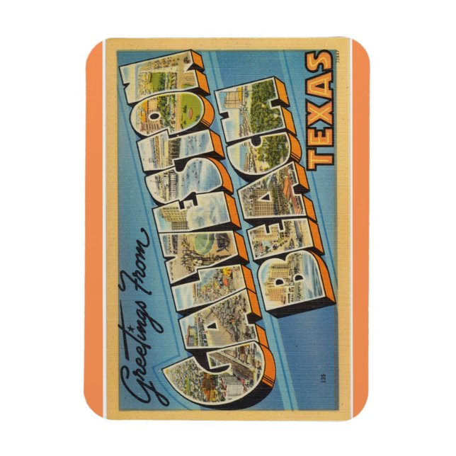 Texas, Galveston Beach Magnet (Vertical)
