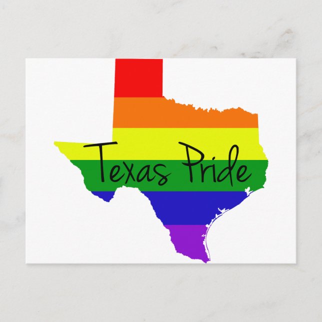 Texas Gay Pride Postcard (Front)