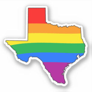 Texas Gay Pride Sticker