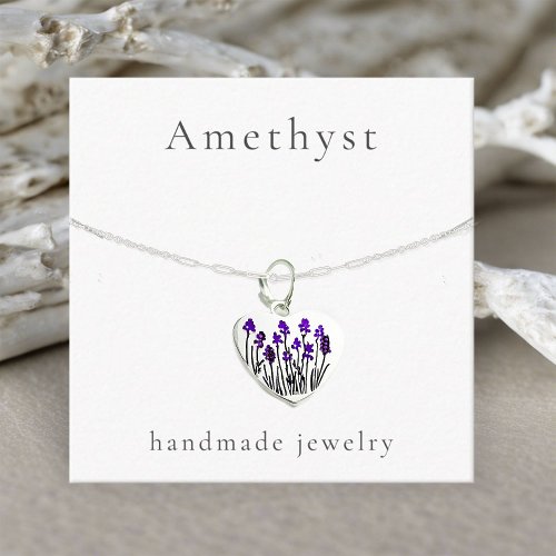 Texas Gemstone Necklace Jewelry Display Card