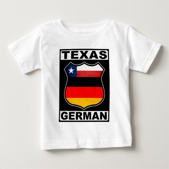 Texas German American Baby T-Shirt (Front)