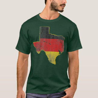 Texas German American Flag Texan Germany Deutschla T-Shirt