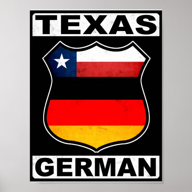 Texas German American Poster (Front)