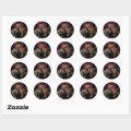 Texas Ghost Rider Classic Round Sticker | Zazzle