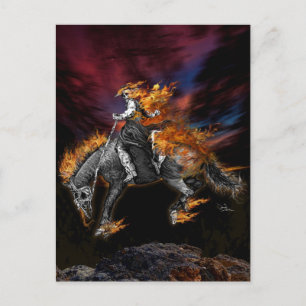 Texas Ghost Rider Postcard