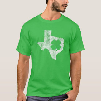 Texas Gift St. Patrick's Day Shamrock Clover Irish T-Shirt