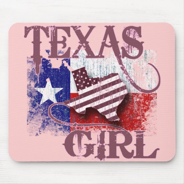 TEXAS GIRL MOUSE PAD (Front)