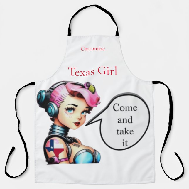 Texas Girl Thunder_Cove  Apron (Front)