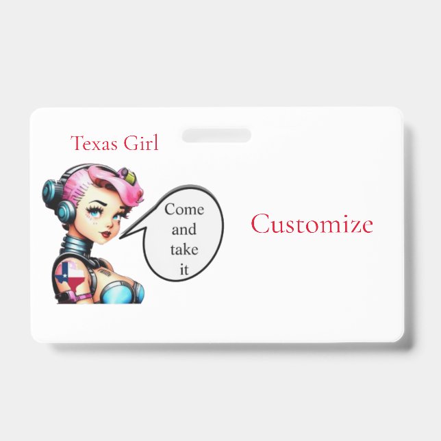 Texas Girl Thunder_Cove  Badge (Front)