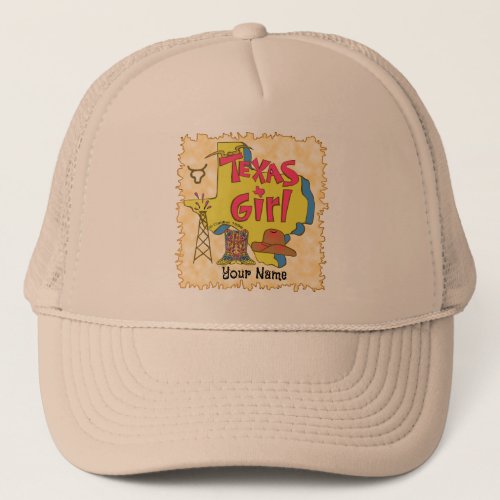 Texas Girl Trucker Hat