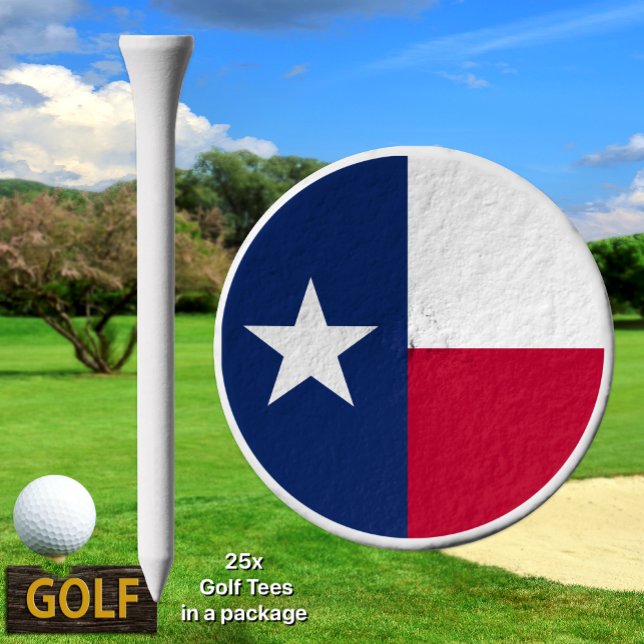 Texas Golf Tee, patriotic Texas Flag Tees (Creator Uploaded)