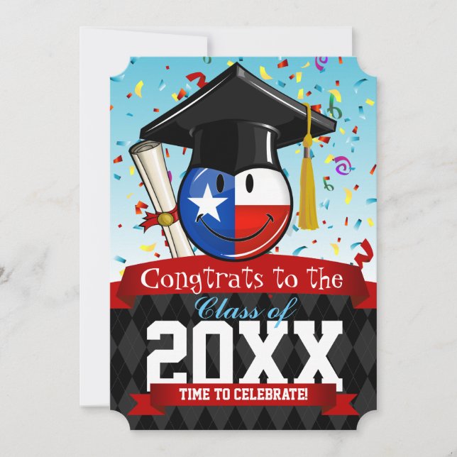Texas Grads Our Favorite Graduate Invitations (Front)