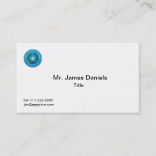 Texas Great Seal Business Card Template