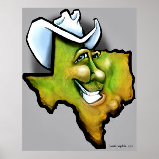 Texas Grin Poster