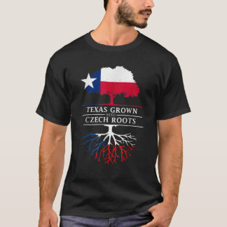 Texas Grown with Czech Roots Czech Republic T-Shirt
