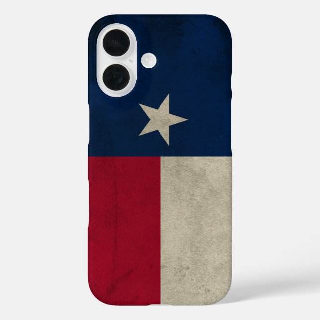 Texas Grunge- Lone Star Flag Case-Mate iPhone Case (Back)