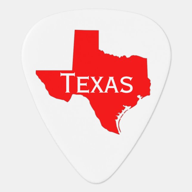 Texas Guitar Pick (Front)
