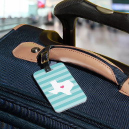 Texas Heart | Home State Luggage Tag