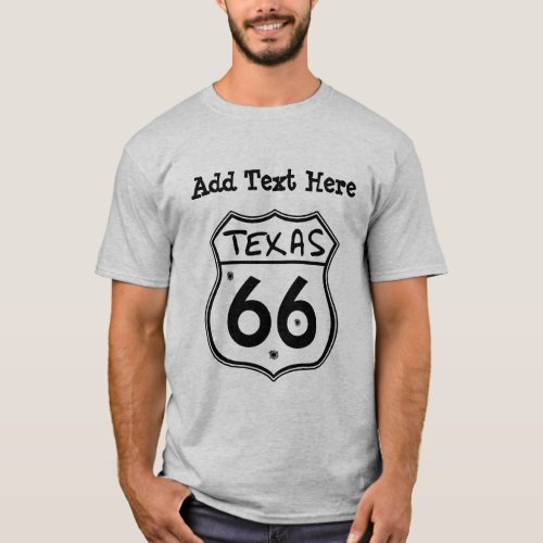 Texas Highway 66 T_Shirt