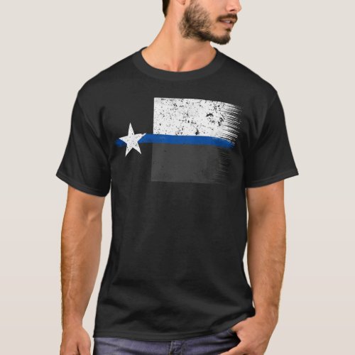 Texas Highway Patrol Ranger Law Enforcement Thin T_Shirt