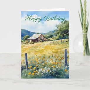Texas Hill Country Card