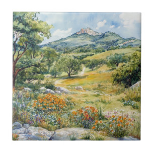 Texas Hill Country Ceramic Tile