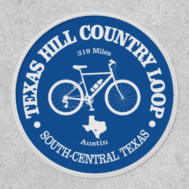 Texas Hill Country (cycling) Patch (Front)