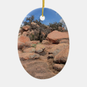 Texas Hill Country Enchanted Rock State Park Ceramic Ornament