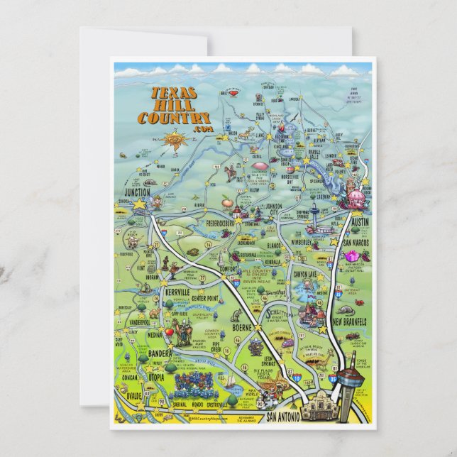 Texas Hill Country Invitation (Front)