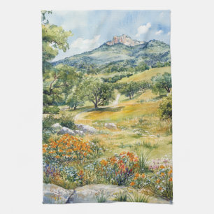 Texas Hill Country Kitchen Towel