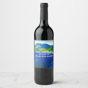 Texas Hill Country Remembered Wine Label
