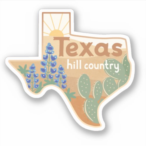 Texas Hill Country Sticker