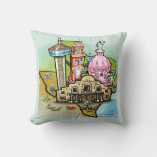 Texas Hill Country Throw Pillow