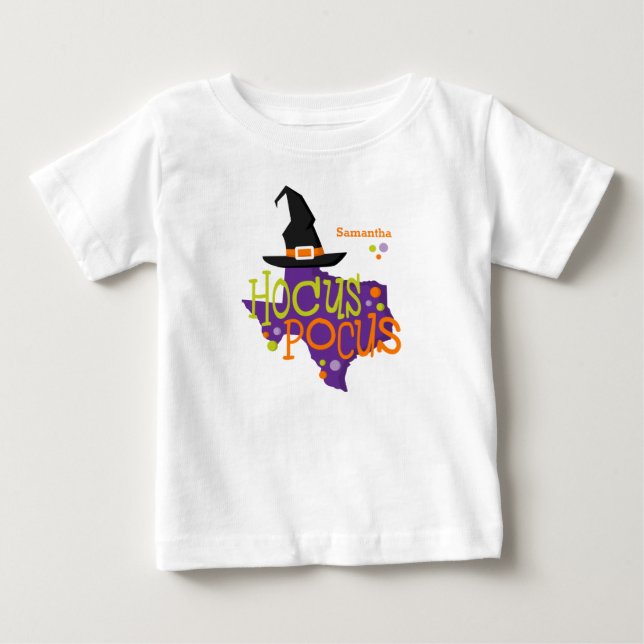 Texas Hocus Pocus Halloween Baby T-Shirt (Front)