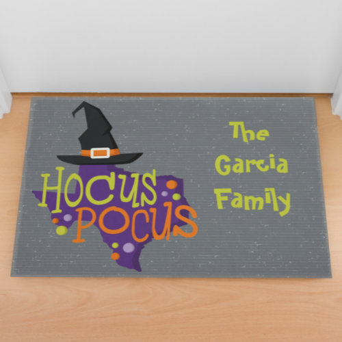 Texas Hocus Pocus Halloween Doormat