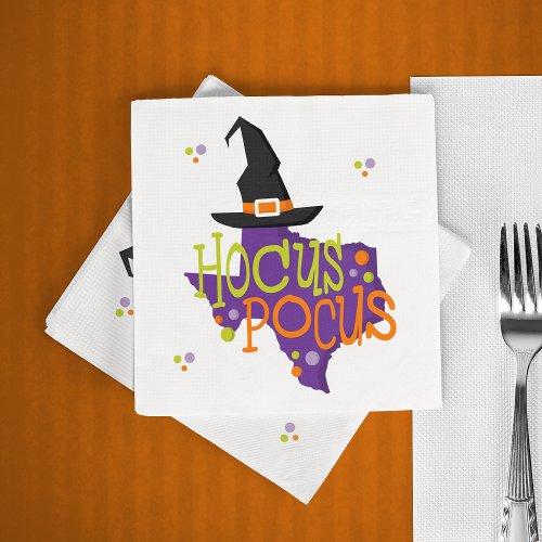 Texas Hocus Pocus Halloween Napkins