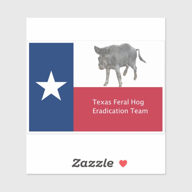 Texas Hog Hunter Sticker (Sheet)