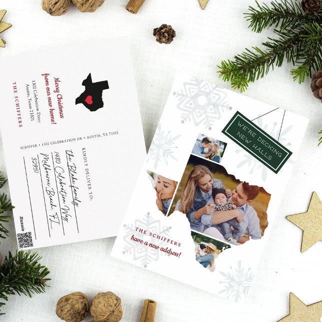 Texas Holiday Moving Announcement Postcard (Creator Uploaded)