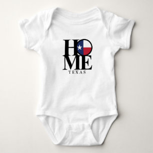 Texas HOME Baby One Piece Bodysuit