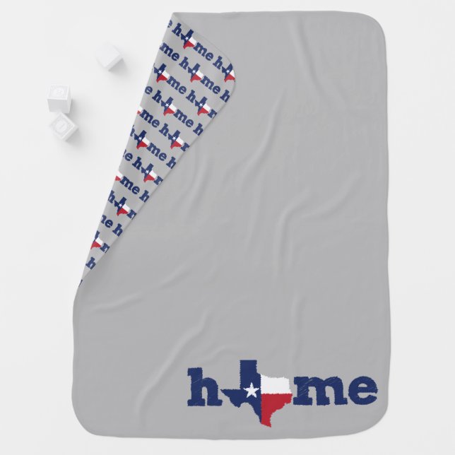 Texas Home - Lone Star State Baby Blanket (In Situ)