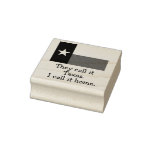 Texas Home Rubber Stamp at Zazzle