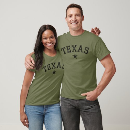 Texas Home State Distressed Various Colors T_Shirt