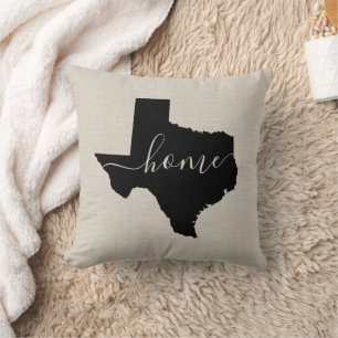 Texas Home State Throw Pillow