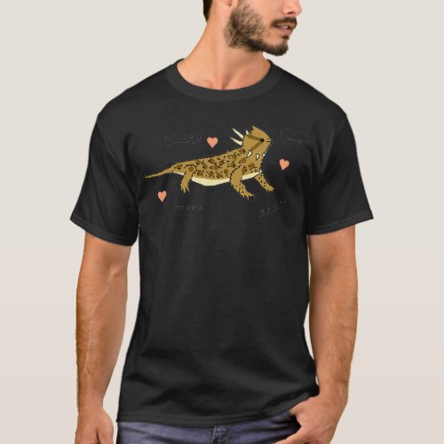 Texas horned lizard T_Shirt