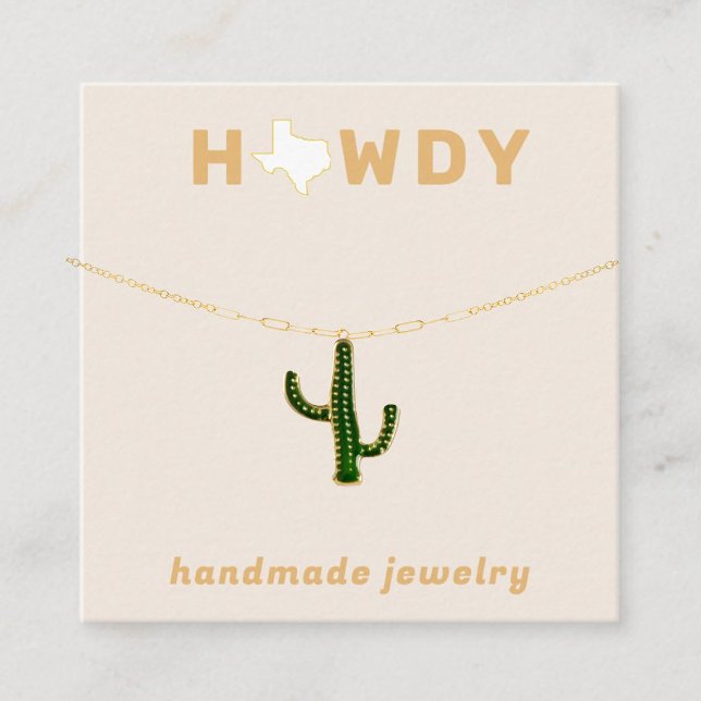  Texas Howdy Earring Jewelry Display Card (Creator Uploaded)