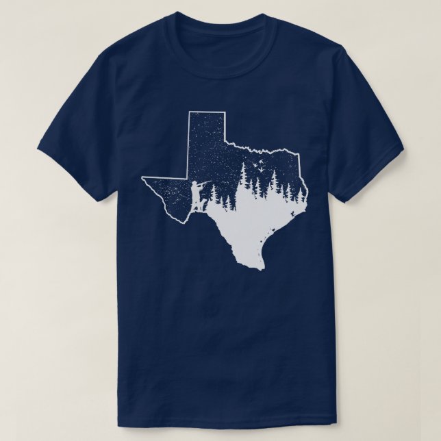Texas Hunting Duck Gifts T-Shirt (Design Front)