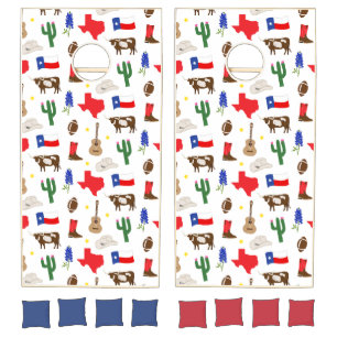 Texas Icons Cornhole Set