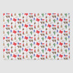 Texas Icons Tissue Paper