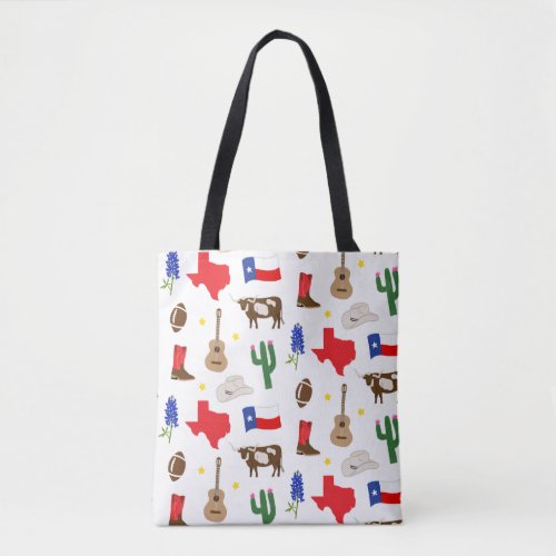 Texas Icons Tote Bag